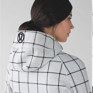 COPY - *RARE* lululemon Scuba Hoodie II size 6 heathered white black